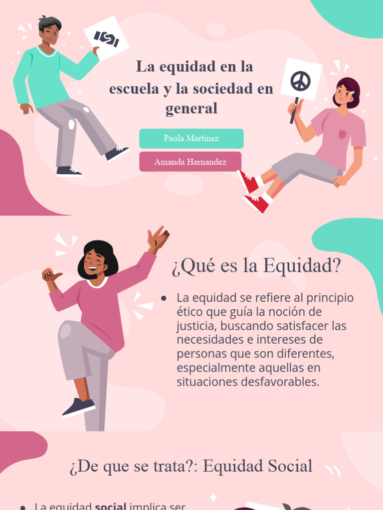 Promoviendo la Equidad Educativa | PDF | Desigualdad social ...