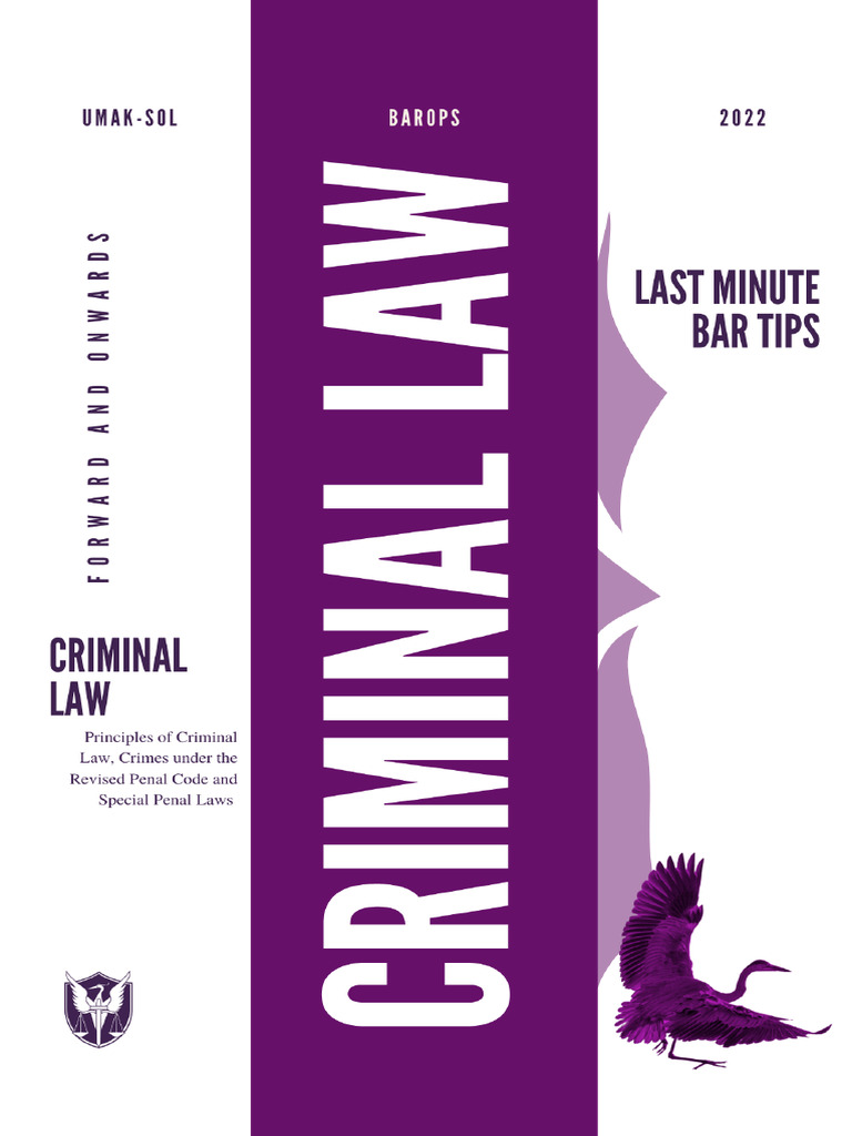 Principles of Special Criminal Law | PDF | Crimes | Crime & Violence