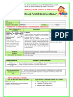 Ses - Viern-Cyt - Cuáles Son Las Funciones de La Célula - Jezabel Camargo-Único Contacto-978387435