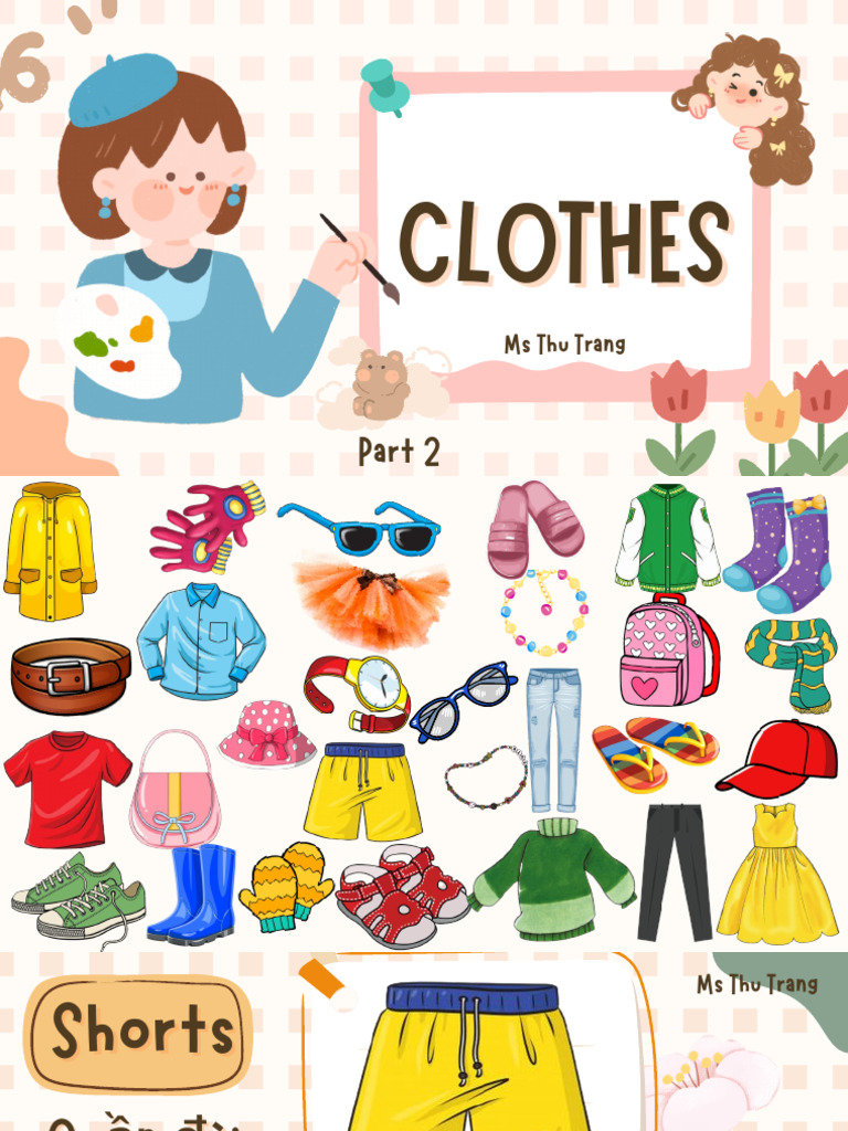 Clothing Vocabulary for Beginners | PDF