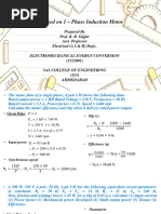 5 Single Phase Motor Sums