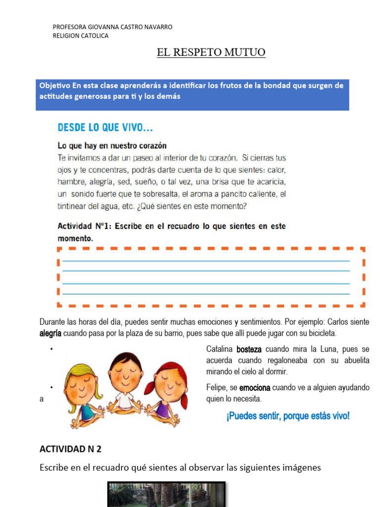 El Respeto Mutuo | PDF