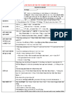 - Đề có: - - - - - - by/ - - - - - - in/at/on + N (câu đơn, ngắn, chủ ngữ thường là Vật.)