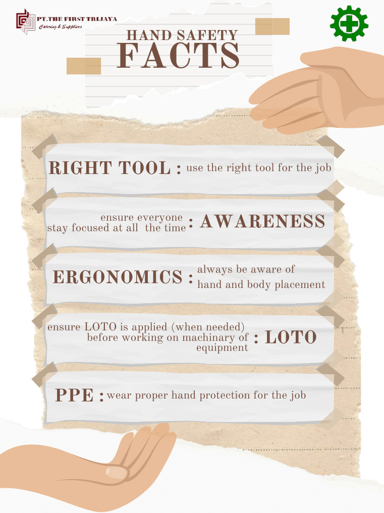 hand safety facts PDF