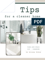 20 tips for  a cleaner home