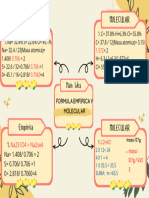 ESQUEMA DE LA FORMULA DE PORCENTAJE  MOLECULAR