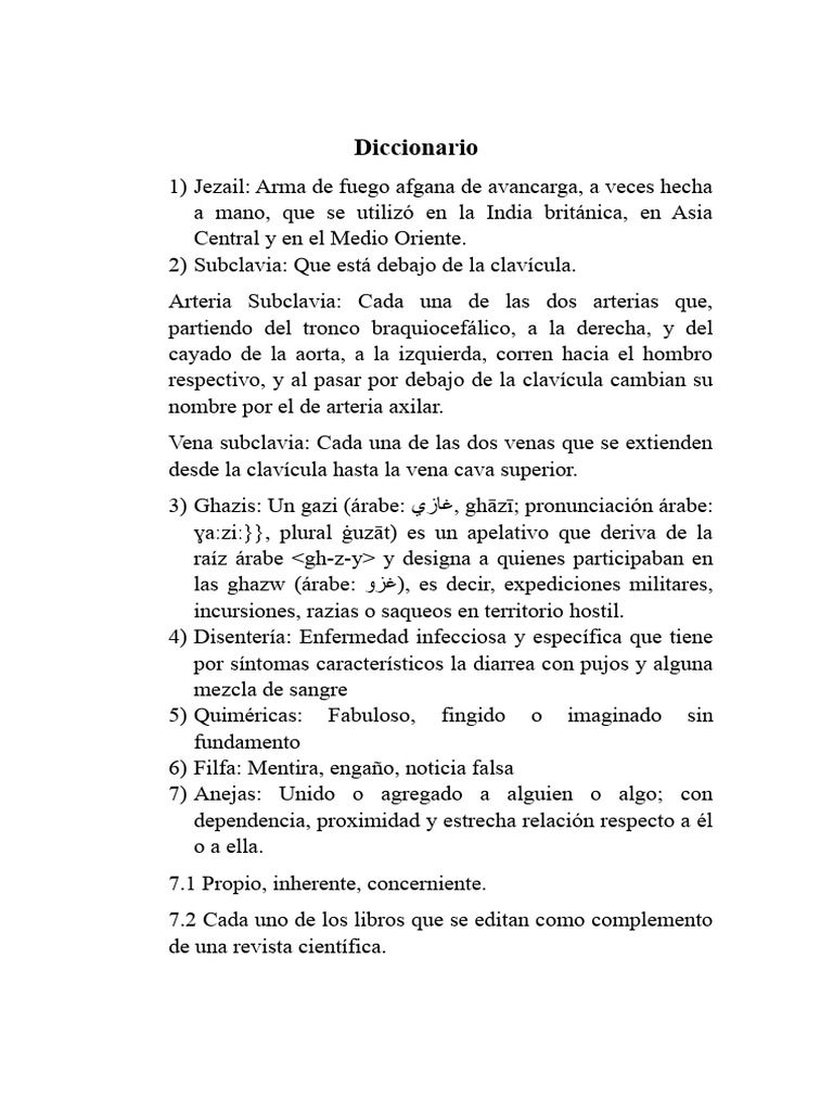 Diccionario de términos diversos | PDF | Aceituna