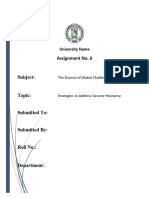 Assignment of Science of Global Challenges