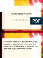 Transitional Church: Pastor Mike Hendon