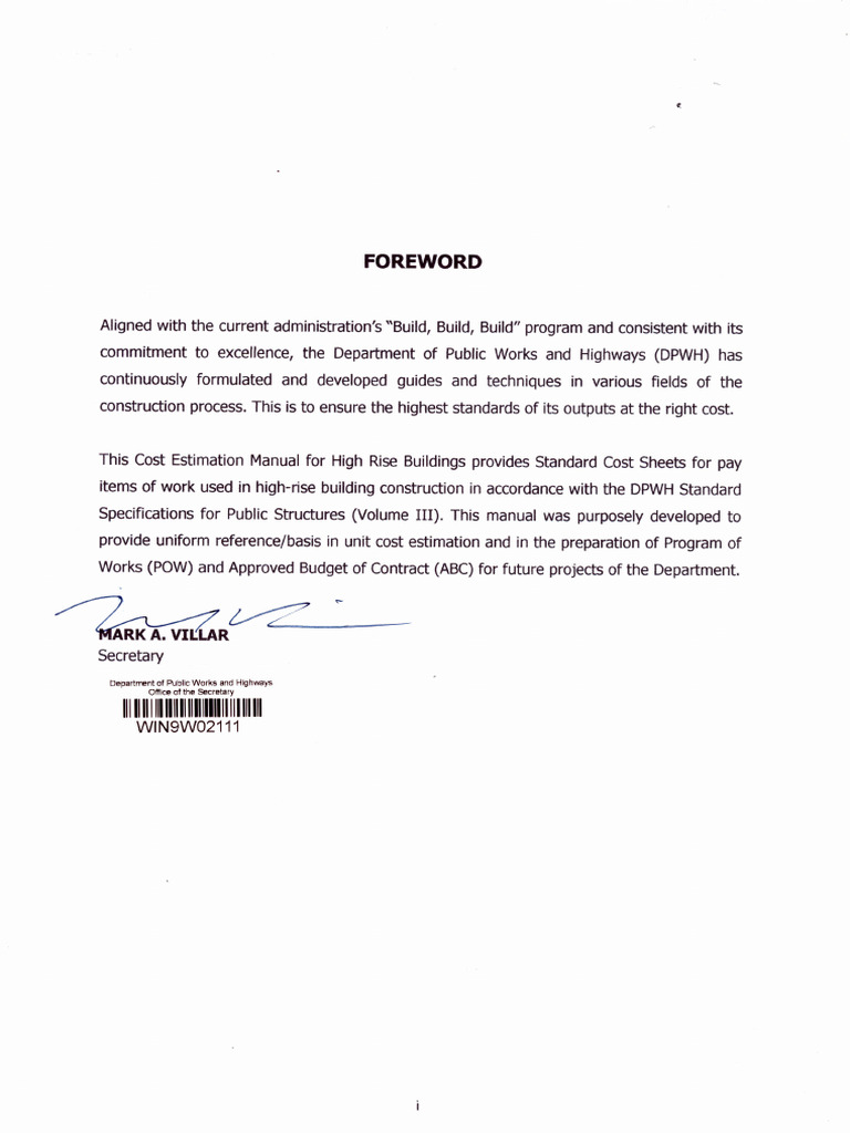 DO_028_s2019 Cost Estimation Manual for High Rise Buildings 4 PDF