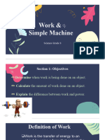 Work & Simple Machine - Science Grade 8
