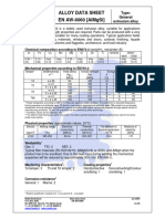 AC4B Aluminium Alloy Properties | PDF | Aluminium | Pascal (Unit)