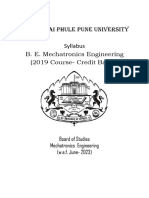 BE - Mechatronics Engineering - 2019 - Course - 17082023