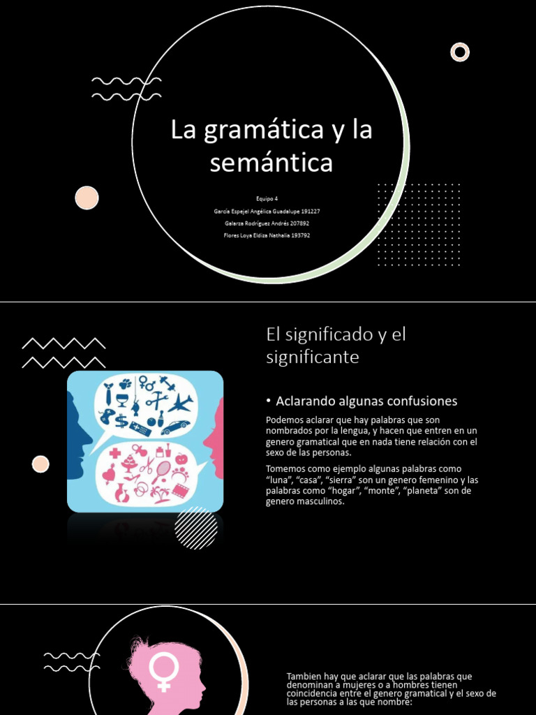 Gramática y Semántica Inclusiva | PDF | Género gramatical | Gramática