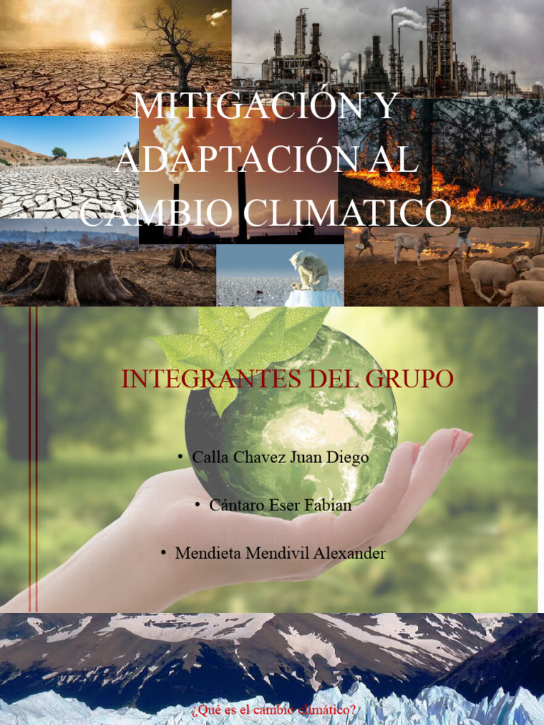 Mitigación y Adaptación al Cambio Climático | PDF | Mitigación del ...