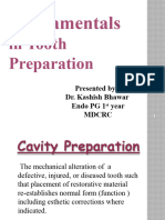Kashish Cavity Prepration Seminar 1 ADD ARTICLE-1