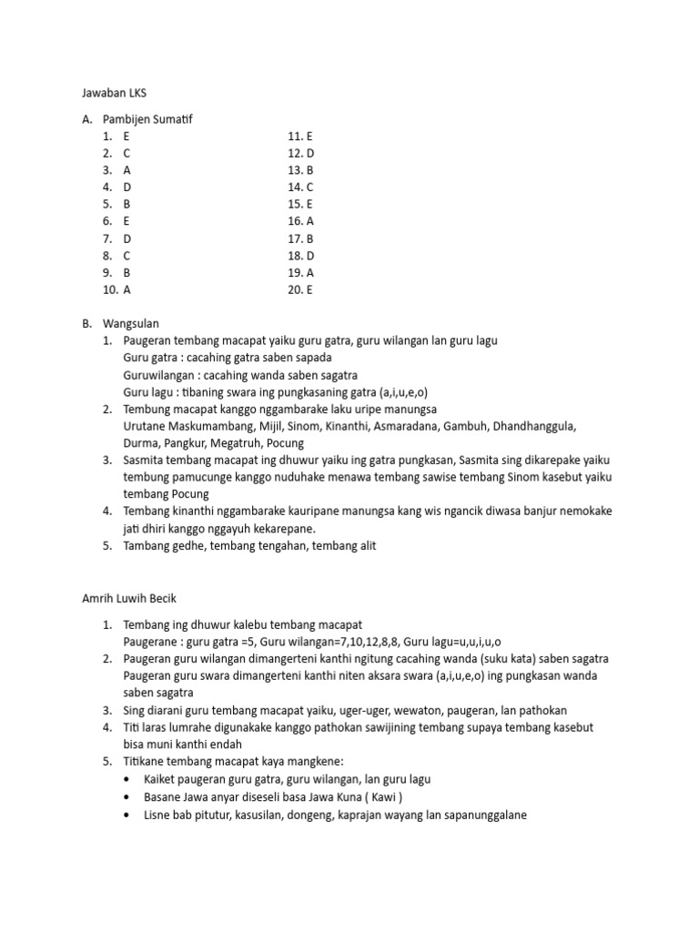 Jawaban LKS SMT 2 Halaman 30 PDF