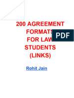 200 Agreement Template Links