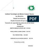 Aumento de Capacidad de Producción de Las Líneas de Vida