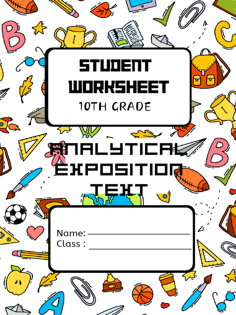 Student Worksheet Analytical Exposition Text PDF Sleep Hunting