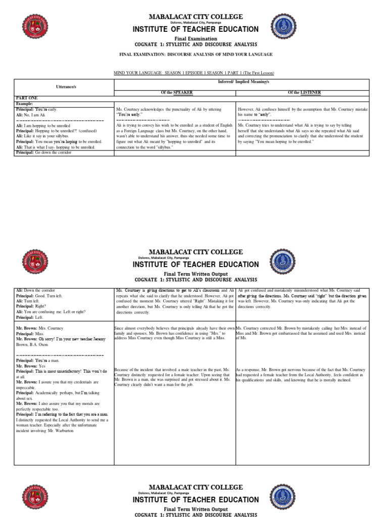 Group 6 - Mind Your Own Language | PDF | Teachers | Linguistics