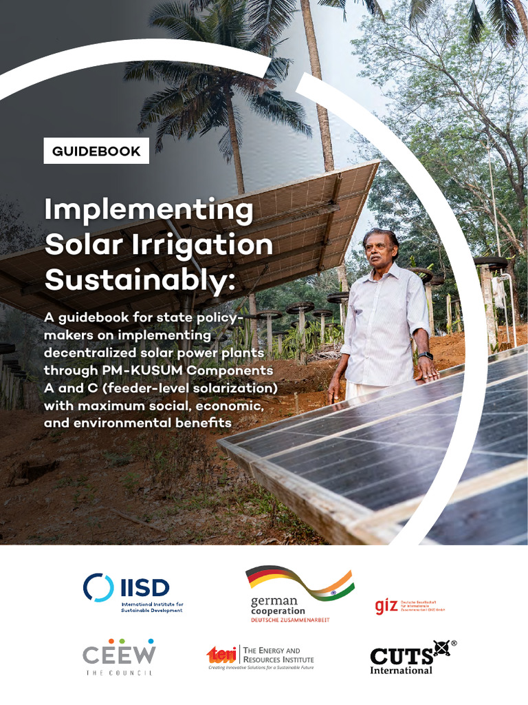 Implementing Solar Irrigation Sustainably | PDF | Solar Power ...