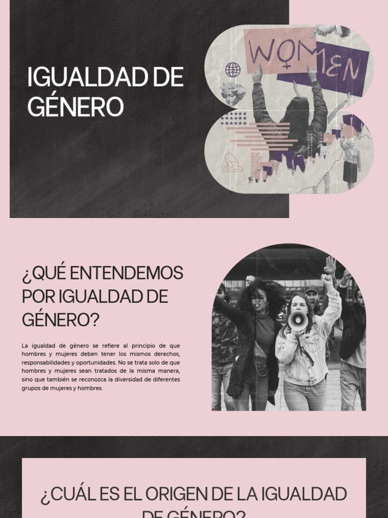 Igualdad de Género: Derechos y Educación | PDF | Estudios de género ...