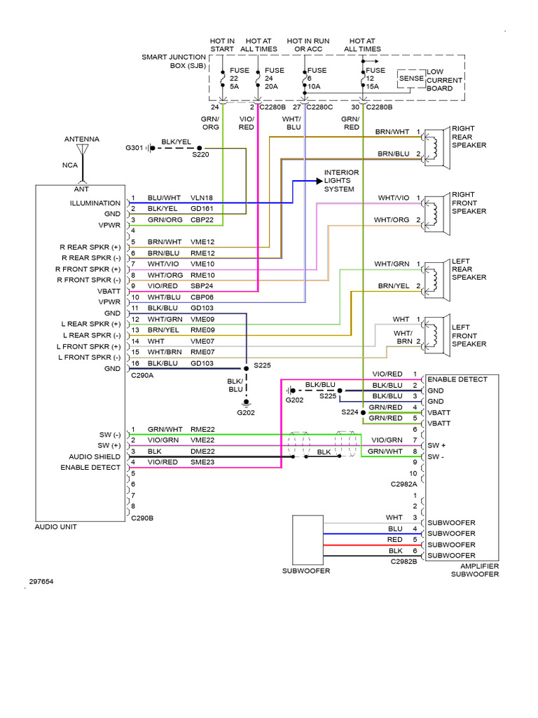 Ford Ranger Radio Wiring Guide | PDF | Information And Communications ...