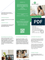 Tri-Fold Simple Work From Home Brochure Template-9aada10939eaadceb70117e89b3f3711