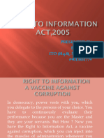 RTI Act,2005- By Raju Dutta
