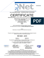 IQNET Quality Management System ISO 9001 2015