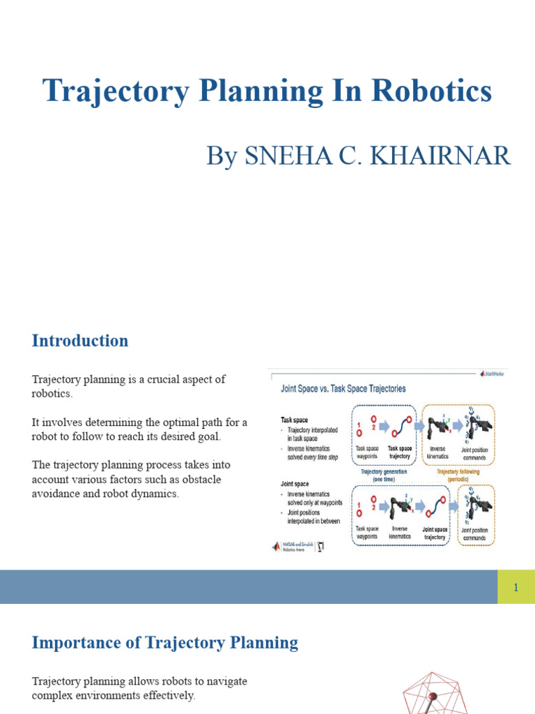 Trajectory Planning In Robotics Pdf