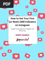 1000 Followers Ebook