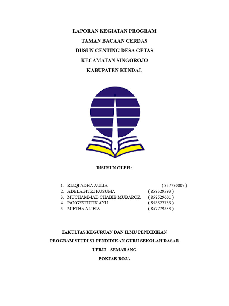 Program Taman Bacaan Masyarakat TBM | PDF