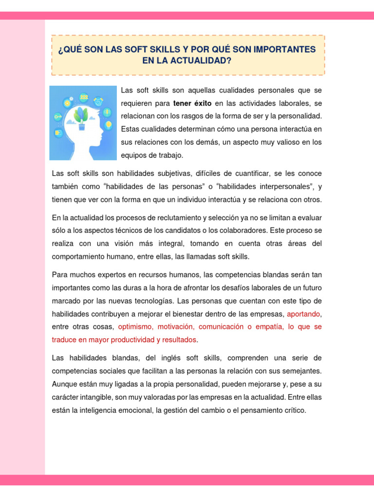 Qué Son Las Soft Skills y Por Qué Son Importantes en La Actualidad ...