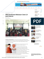 BPJS Kesehatan Makassar Catat 2,4 Juta Peserta