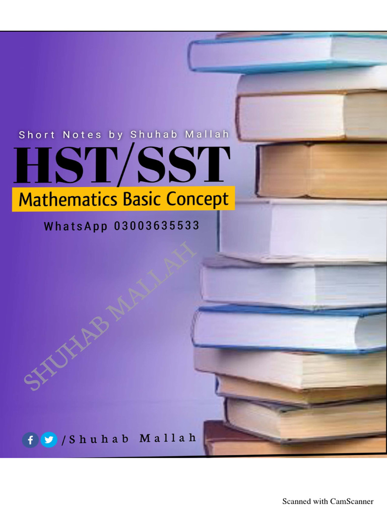 SST Mathematics Ms | PDF