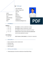 Curriculum Vitae Farid Abdur Rizky