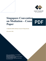 3937 - Singapore Convention On Mediation