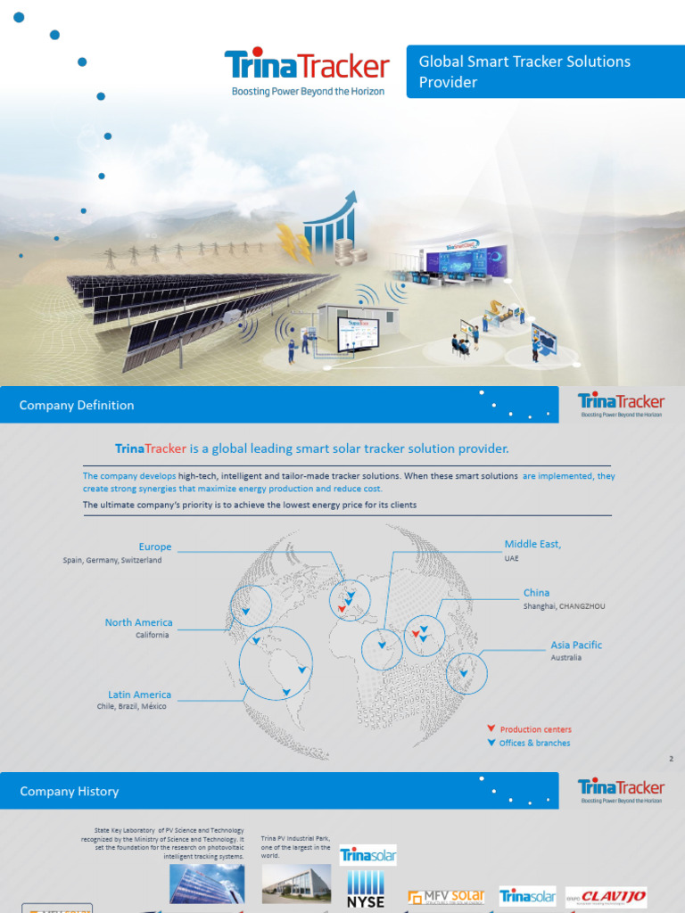Global Smart Solar Tracker Solutions | PDF | Photovoltaics