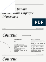 Chapter 5 Quality Standard and Employee Dimensions