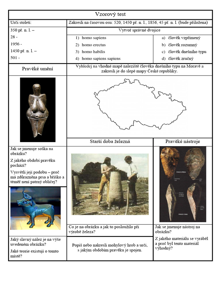 6 rocnik vzorovy test dejepis 1 PDF