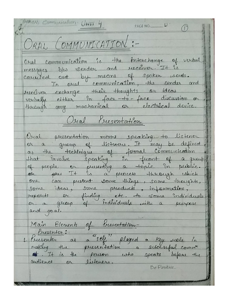 Communication Unit 4 Pdf