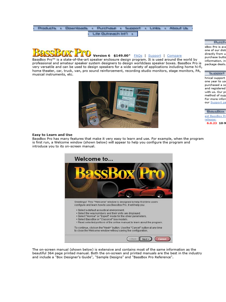 bassbox 6 pro | PDF | Microsoft Windows | Loudspeaker