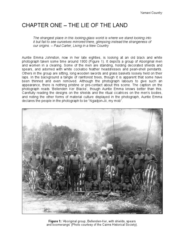 The Lie of The Land P Carter PDF Environmental History Landscape