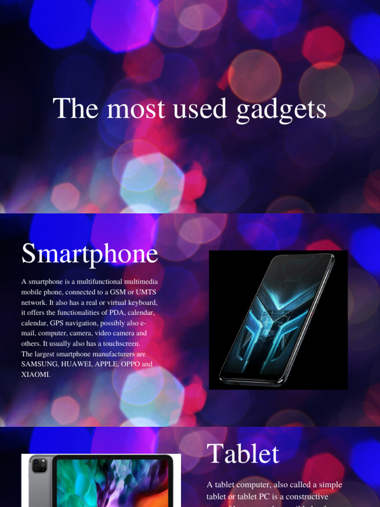 The Most Used Gadgets PDF