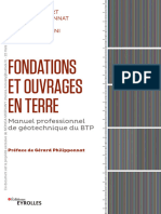 Fondations Et Ouvrages en Terre