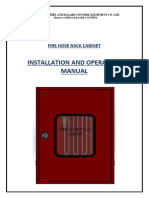 Installation and Operation Manual: Fire Hose Rack Cabinet