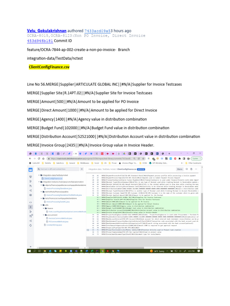 7433acd09a5 Commit Changes | PDF | Accounts Payable | Software Engineering