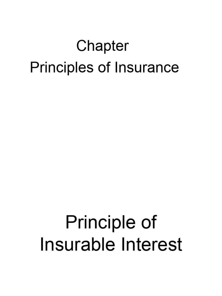 Principles of Insurance Explained | PDF | Insurance | Liability Insurance